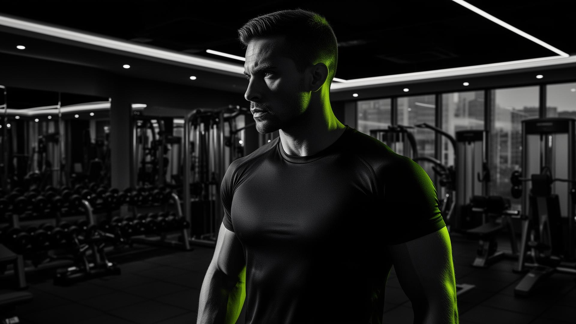 Personal trainer in palestra